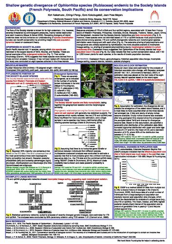 Nakamura et al 2011 Poster Genetic Ophiorrhiza