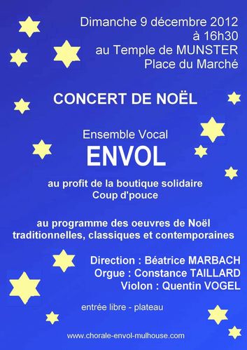AFFICHE CONCERT MUNSTER