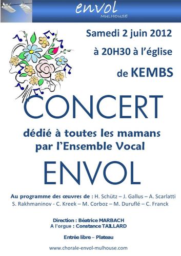 affiche concert kembs