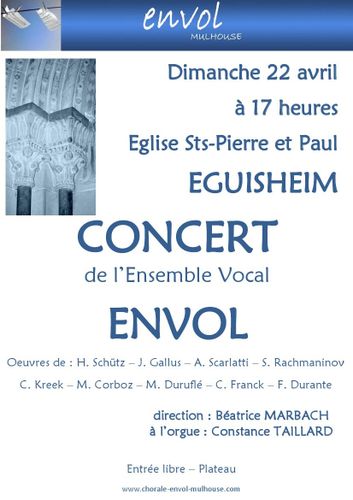 AFFICHE CONCERT EGUISHEIM PILIERS