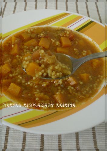 berkoukes à la citrouille