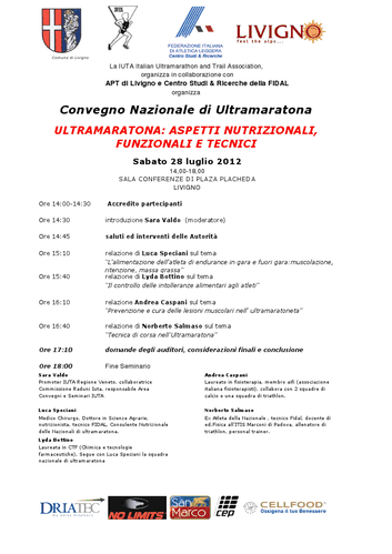 convegno di ultramaratona a Livigno