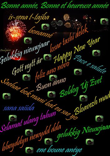 Bonne année dans toutes les langues