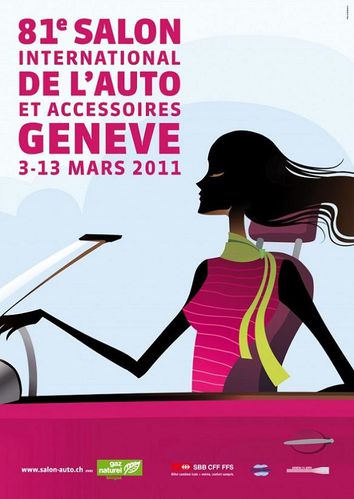 Salon Geneve Auto 2011 affiche