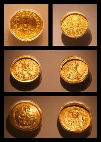 693d2 Athènes, musée byzantin, monnaies