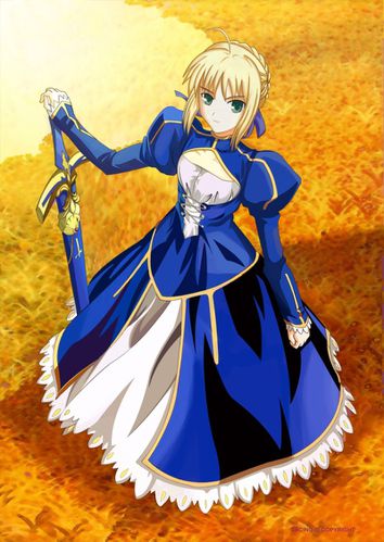 Fate Stay Night Saber by cacingkk