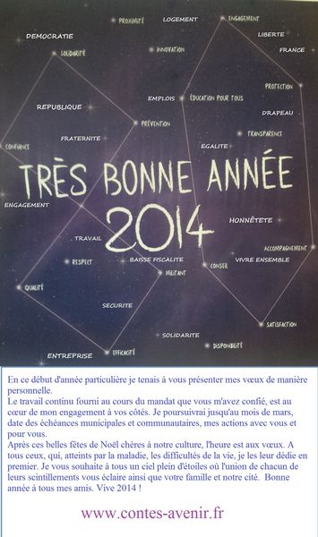 VOEUX 2014 CONTES AVENIR
