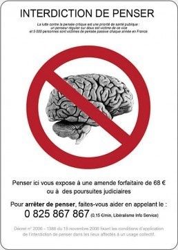 interdiction de penser