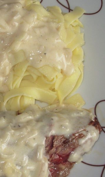 Magret, sauce au cognac3