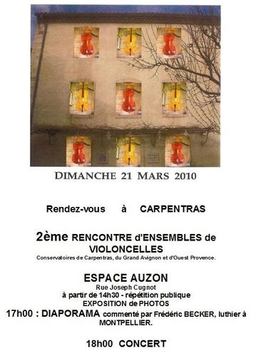 affiche carpentras