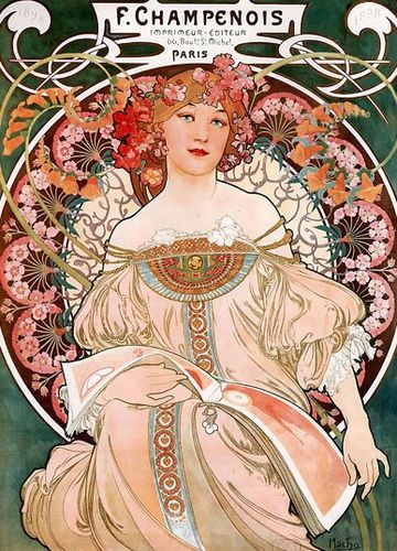 art-nouveau mucha