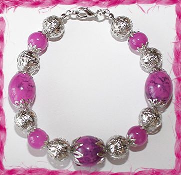 Bracelets perles & métal 5947