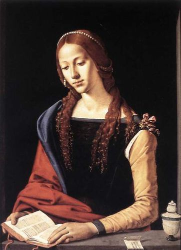 Piero di Cosimo, Santa Maria Maddalena che legge - Saint Ma