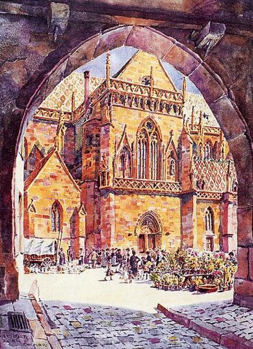 Colmar : marché aux fleurs