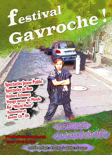 Affiche Gavroche en Mai 15 mars