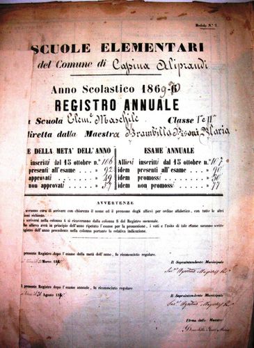 1869 70 registro maschile