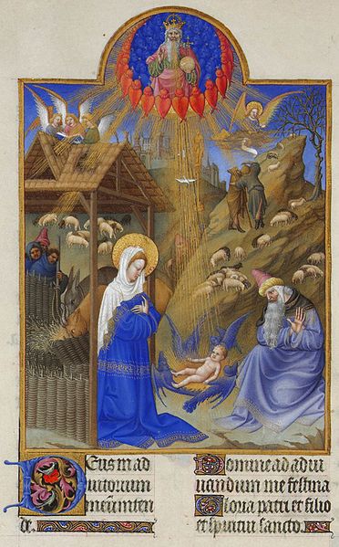 372px-Folio 44v - The Nativity