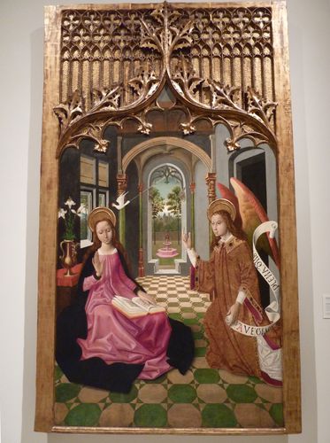 MNAC Maître de Saint Urgell 1495 annonciation