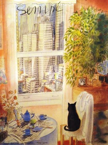 sempe chat noir