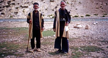 Iran Zagros Hommes costume nomades Bakhtyaris,Frédérique Delrieu Photo