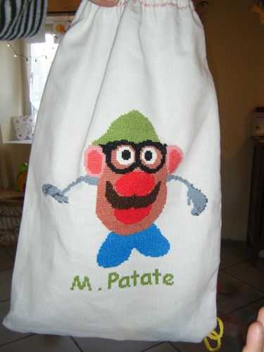 sac monsieur patate brode par virginie.