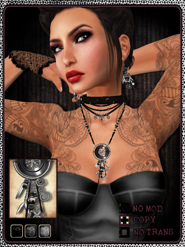 necklace hesperide black