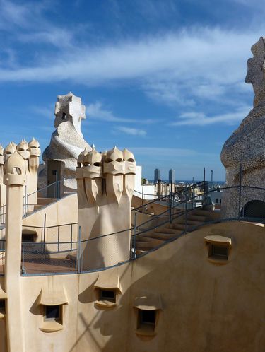 La Pedrera vue sur la mer