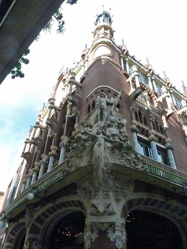 Palau de la musica catalana angle