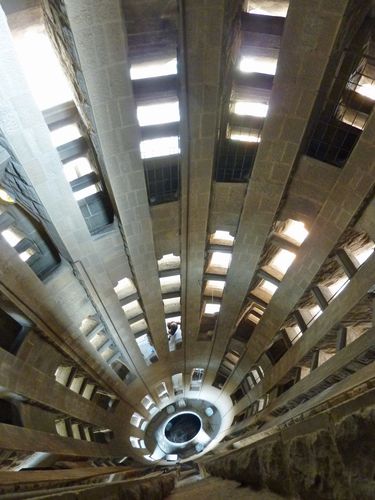 Sagrada Familia cage d'escalier