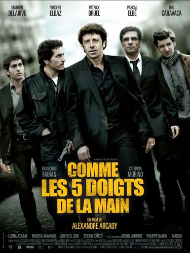 comme 5 doigt main