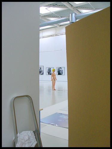 accrochage ORLAN Musée d'art moderne de Saint-Etienne