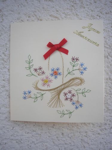 carte en stitching