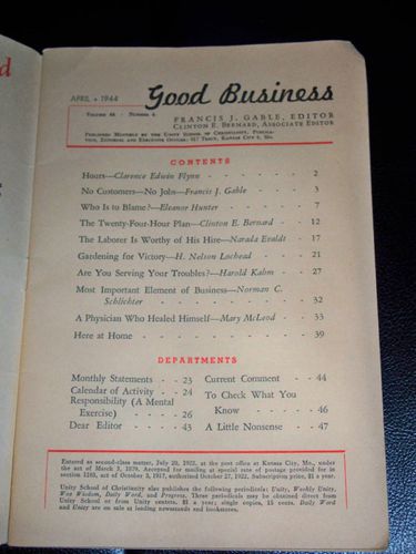 HISTOIRE 801a good business april 1944
