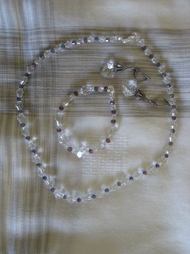Collier perles de cristal