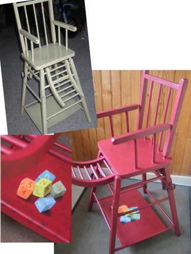 chaise enfant avant apres