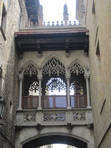 Barri Gotic carrer del Bisbe Irurita
