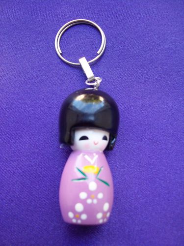 bijou de sac kokeshi mauve