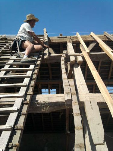 Refaire une toiture de grange