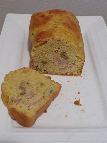 cake jambon blanc, olives & chèvre cake jambon blanc olives chèvre de millou et un délices