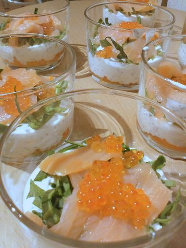 Verrine saumon pavot2