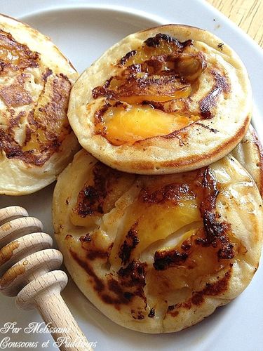 pancakes aux nectarines