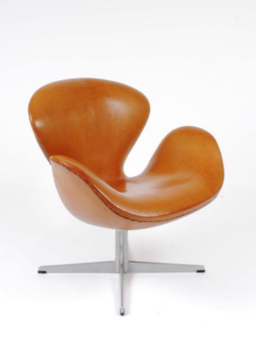 jacobsen arne paire de fauteuils swan d. fritz hansen 1957