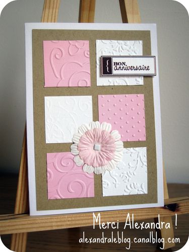 Carte Alexandra pour Scrap Inès Anniversaire