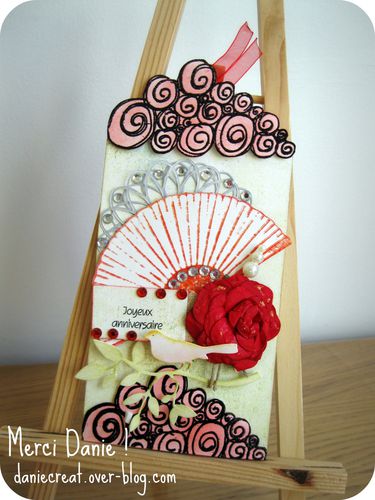 Carte Danie pour Scrap Inès Anniversaire