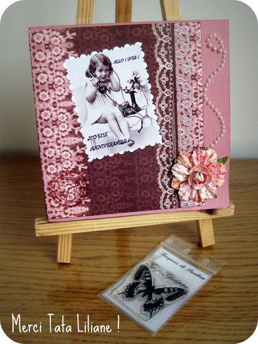 Carte Liliane pour Inès Anniversaire