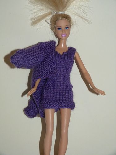 Libellule robe veste violet barbie D