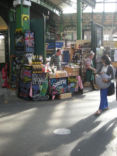 Borough Market et son bar Sangria et Prosecco pour tous