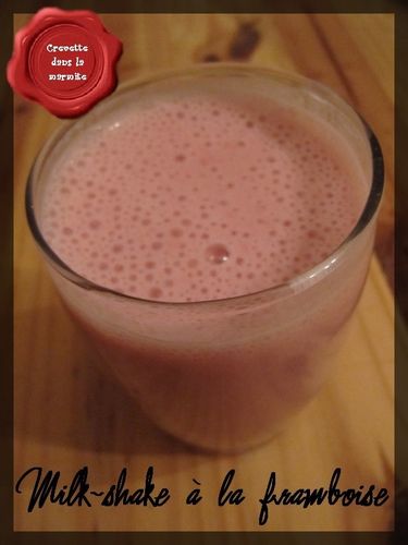 Milk-shake à la framboise