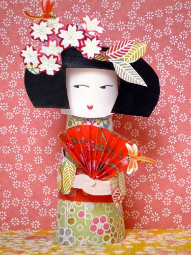 kokeshi paper toy eventailb