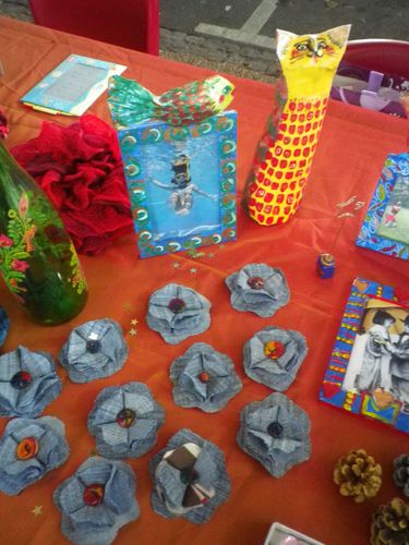 mes créations au marché de noël de massy